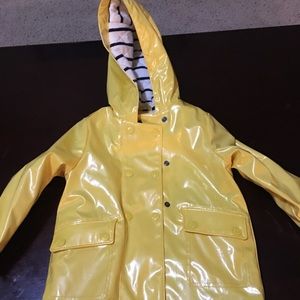 Size 4 girls gap yellow raincoat